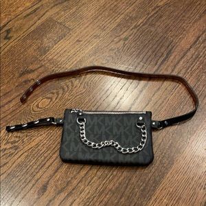 Michael Kors pull chain belt bag